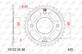 Corona AFAM acciaio10122-35 Passo 420 HONDA C 125 A SUPER CUB N 2022  -2023